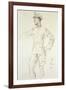 Portrait of Aircraftman T.E. Shaw, 1935-Augustus Edwin John-Framed Giclee Print