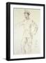 Portrait of Aircraftman T.E. Shaw, 1935-Augustus Edwin John-Framed Giclee Print