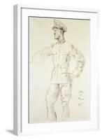 Portrait of Aircraftman T.E. Shaw, 1935-Augustus Edwin John-Framed Giclee Print