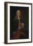 Portrait of Akinfiy Nikitich Demidov, before 1745-Georg-Christoph Grooth-Framed Giclee Print