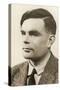 Portrait of Alan Mathison Turing, 1951-null-Stretched Canvas