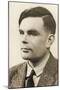 Portrait of Alan Mathison Turing, 1951-null-Mounted Photographic Print