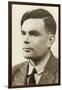 Portrait of Alan Mathison Turing, 1951-null-Framed Photographic Print