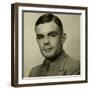 Portrait of Alan Mathison Turing-null-Framed Photographic Print