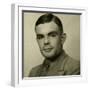 Portrait of Alan Mathison Turing-null-Framed Photographic Print