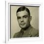 Portrait of Alan Mathison Turing-null-Framed Photographic Print