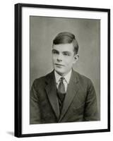 Portrait of Alan Mathison Turing-null-Framed Photographic Print