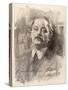 Portrait of Albert Belleroche, 1905-John Sargent Noble-Stretched Canvas