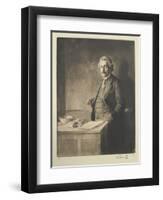 Portrait of Albert Einstein (1879-195), 1921-Ferdinand Schmutzer-Framed Giclee Print