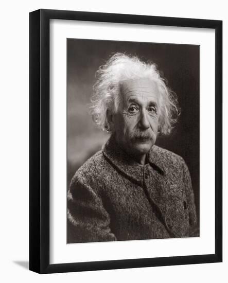 Portrait of Albert Einstein, c.1947-Oren Jack Turner-Framed Photographic Print