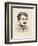 Portrait of Albert Einstein-Max Liebermann-Framed Giclee Print