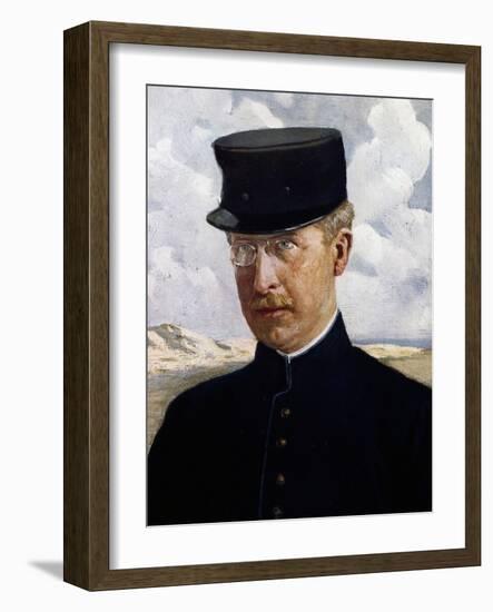 Portrait of Albert I of Belgium-null-Framed Giclee Print