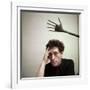 Portrait of Alberto Giacometti in His Studio-Gordon Parks-Framed Premium Photographic Print