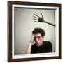 Portrait of Alberto Giacometti in His Studio-Gordon Parks-Framed Premium Photographic Print