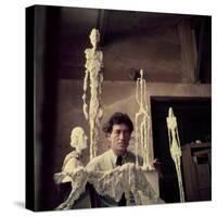 Portrait of Alberto Giacometti in His Studio-Gordon Parks-Stretched Canvas