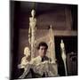 Portrait of Alberto Giacometti in His Studio-Gordon Parks-Mounted Premium Photographic Print