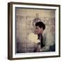 Portrait of Alberto Giacometti in His Studio-null-Framed Premium Photographic Print