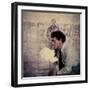 Portrait of Alberto Giacometti in His Studio-null-Framed Premium Photographic Print