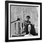 Portrait of Alberto Giacometti Surrounded by His Sculptures-Gordon Parks-Framed Premium Photographic Print