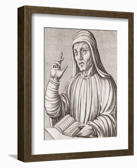 Portrait of Alcuin of York-null-Framed Giclee Print