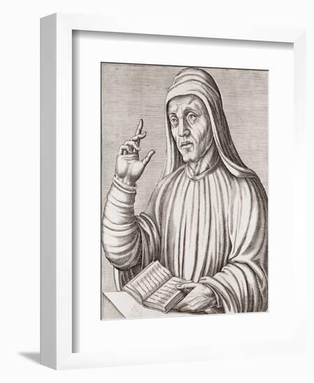 Portrait of Alcuin of York-null-Framed Giclee Print