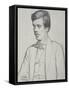 Portrait of Aldous Huxley (1894-1963) (Litho)-William Rothenstein-Framed Stretched Canvas