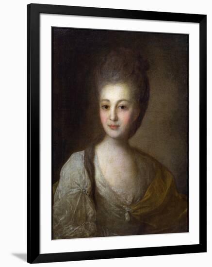 Portrait of Aleksandra Struiskaya, 1772-Fyodor Rokotov-Framed Giclee Print