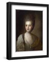 Portrait of Aleksandra Struiskaya, 1772-Fyodor Rokotov-Framed Premium Giclee Print