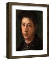 Portrait of Alessandro De' Medici (1510-153), 1534-1535-Pontormo-Framed Giclee Print