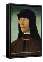 Portrait of Alessandro De Richao-Filippo Mazzola-Framed Stretched Canvas