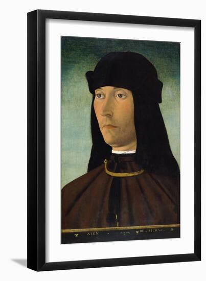 Portrait of Alessandro De Richao-Filippo Mazzola-Framed Giclee Print