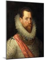 Portrait of Alessandro Farnese-Frans Pourbus I-Mounted Giclee Print