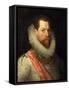 Portrait of Alessandro Farnese-Frans Pourbus I-Framed Stretched Canvas