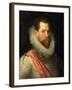 Portrait of Alessandro Farnese-Frans Pourbus I-Framed Giclee Print