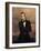 Portrait of Alessandro Manzoni with Views of Lecco-Giuseppe Molteni-Framed Giclee Print