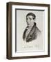 Portrait of Alessandro Rolla-null-Framed Giclee Print