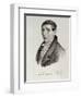 Portrait of Alessandro Rolla-null-Framed Giclee Print