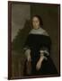 Portrait of Aletta Van Ravensberg, Wife of Jan Van Nes-Ludolf de Jongh-Framed Art Print