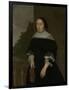 Portrait of Aletta Van Ravensberg, Wife of Jan Van Nes-Ludolf de Jongh-Framed Art Print