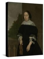 Portrait of Aletta Van Ravensberg, Wife of Jan Van Nes-Ludolf de Jongh-Stretched Canvas