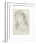 Portrait of Alexa Wilding-Dante Gabriel Rossetti-Framed Premium Giclee Print