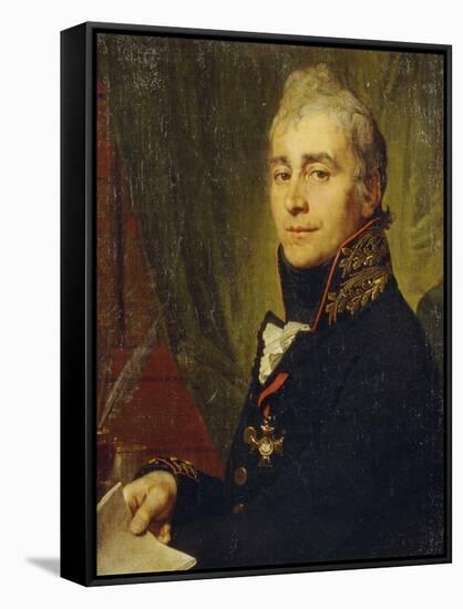 Portrait of Alexander Fedoseyevich Bestuzhev (1761-181), 1806-Vladimir Lukich Borovikovsky-Framed Stretched Canvas