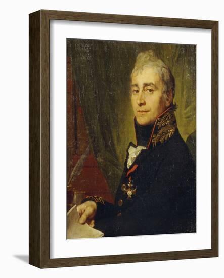 Portrait of Alexander Fedoseyevich Bestuzhev (1761-181), 1806-Vladimir Lukich Borovikovsky-Framed Giclee Print