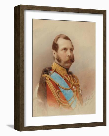 Portrait of Alexander II (1818-1881)-Ivan Raulov-Framed Giclee Print