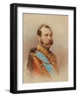 Portrait of Alexander II (1818-1881)-Ivan Raulov-Framed Giclee Print