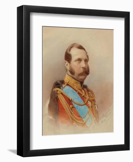 Portrait of Alexander II (1818-1881)-Ivan Raulov-Framed Giclee Print