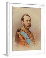 Portrait of Alexander II (1818-1881)-Ivan Raulov-Framed Giclee Print