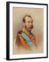 Portrait of Alexander II (1818-1881)-Ivan Raulov-Framed Giclee Print