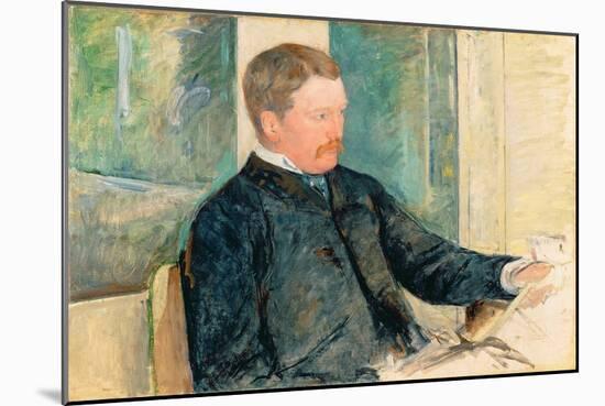 Portrait of Alexander J. Cassatt, c.1880-Mary Cassatt-Mounted Giclee Print