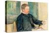 Portrait of Alexander J. Cassatt, c.1880-Mary Cassatt-Stretched Canvas